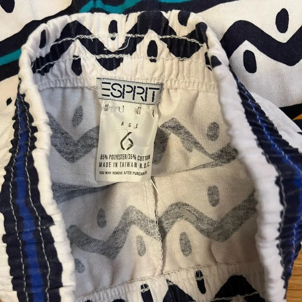 Vintage 1990s‎ Esprit Mini Patterned Shorts